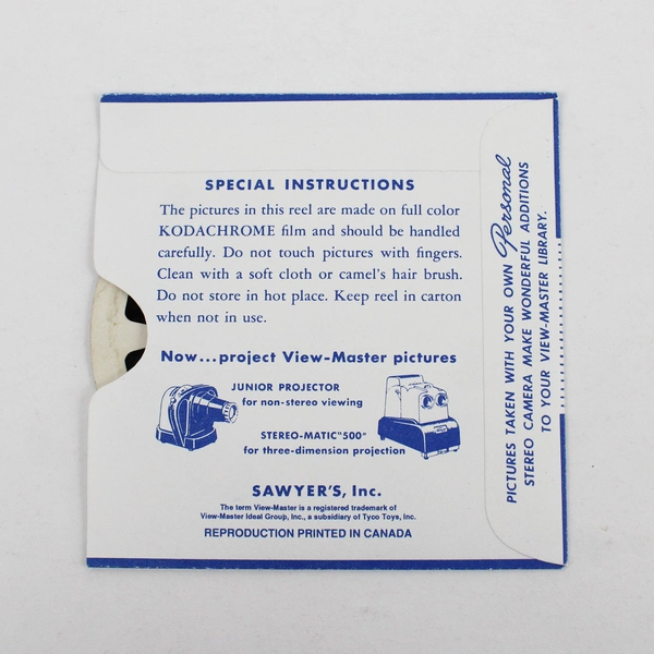 Vintage View Master WF8 Alpine Wild Flowers Reel 1946