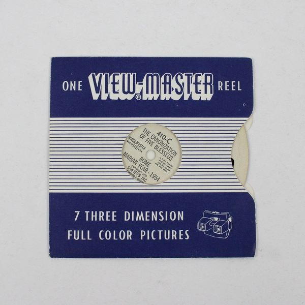 View Master Canonization Of Five Blesseds Rome Marian Year 1954 Reel 410C