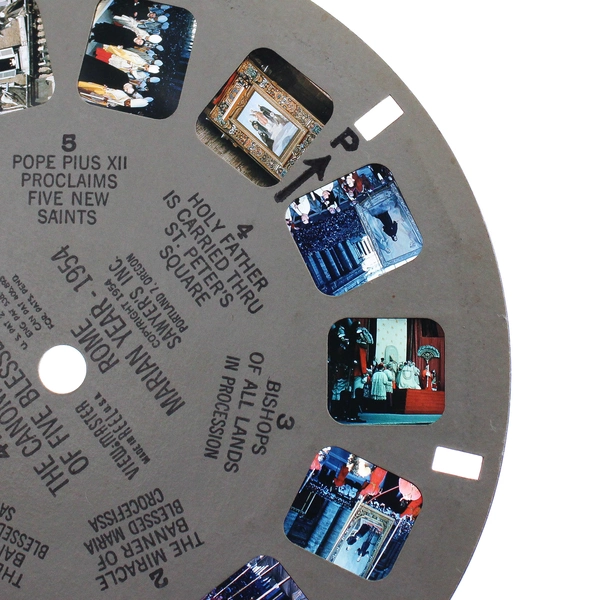 View Master Canonization Of Five Blesseds Rome Marian Year 1954 Reel 410C