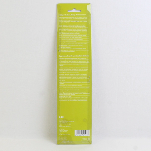 KAI Pure Komachi 2 Green 3.5" Straight Paring Knife W/ Sheath