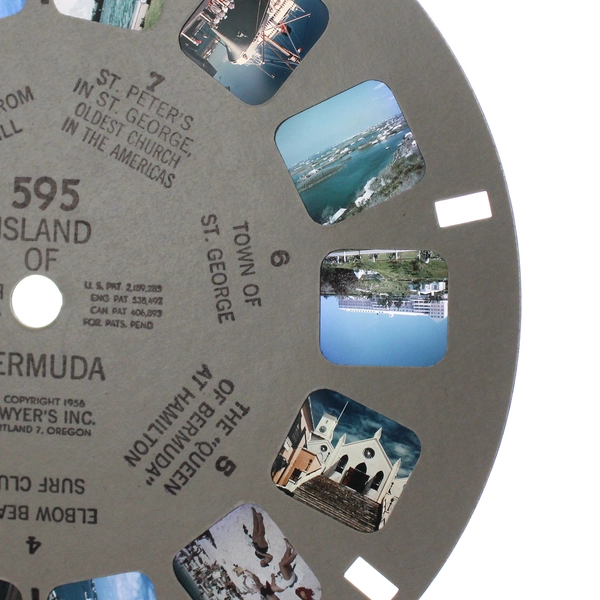 Vintage View-Master Reel 595 Island of Bermuda Sawyer's Inc. 1956