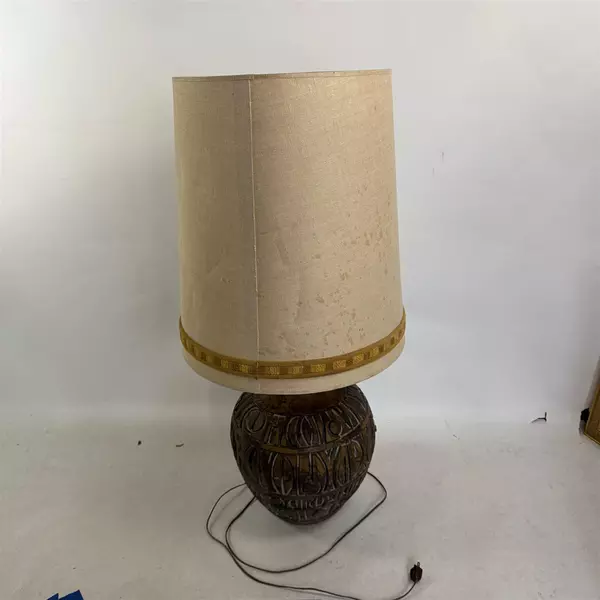 Lot of 2 Large Vintage Mid-Century Modern Table Lamps