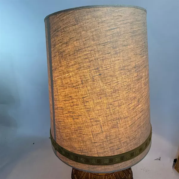 Lot of 2 Large Vintage Mid-Century Modern Table Lamps