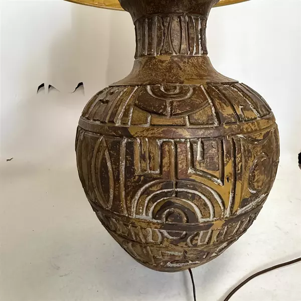 Lot of 2 Large Vintage Mid-Century Modern Table Lamps