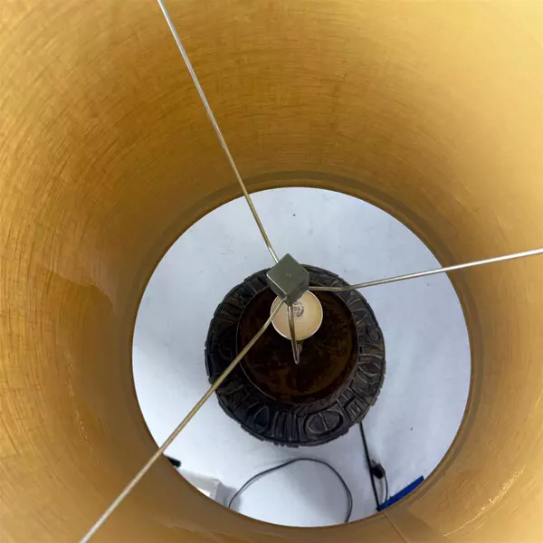 Lot of 2 Large Vintage Mid-Century Modern Table Lamps