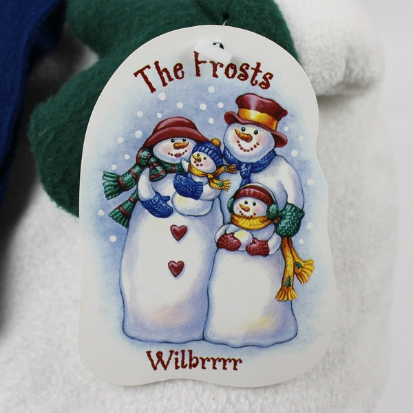 Figi Graphics Inc The Frosts Dad Wilbrrrr Frost Plush Snowman 2002 16" Tall