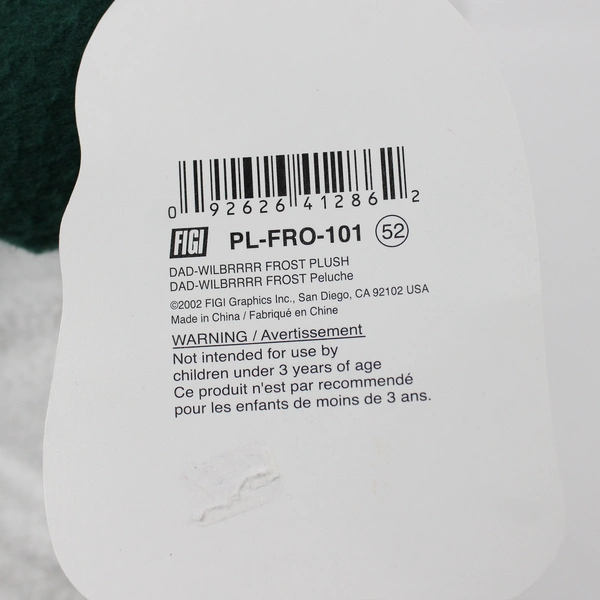 Figi Graphics Inc The Frosts Dad Wilbrrrr Frost Plush Snowman 2002 16" Tall