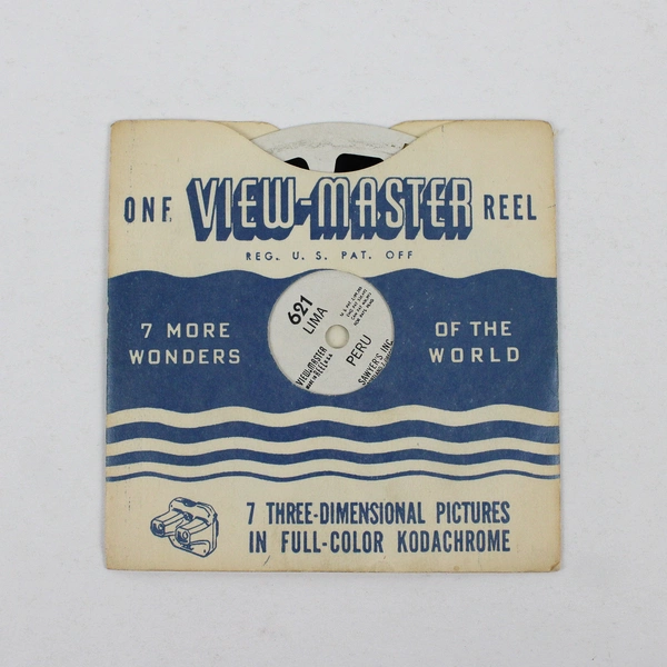 Vintage View Master Lima Peru 1948 Reel #621