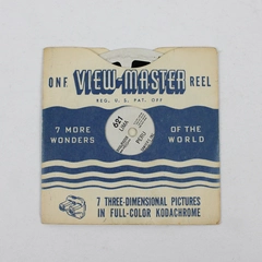 Vintage View Master Lima Peru 1948 Reel #621
