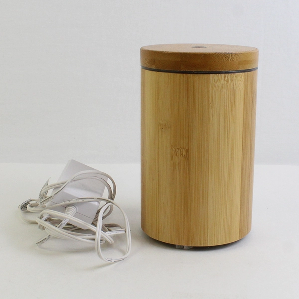 NOW Solutions Ultrasonic Bamboo Essential Oil Diffuser Aroma Therapy