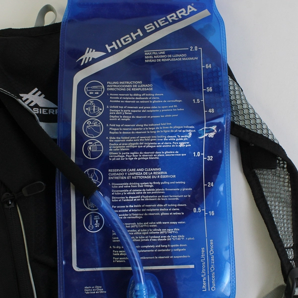 High Sierra Wave 70 Black Hydration Pack 2 Liters