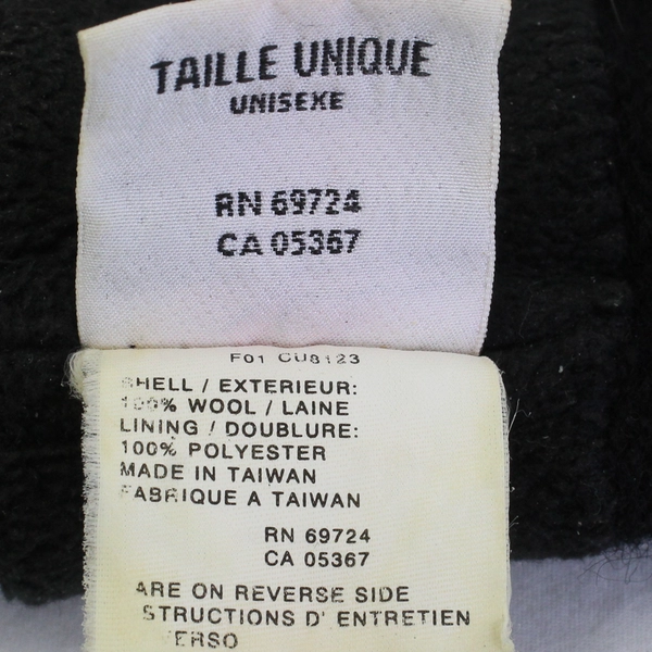 Columbia Sportswear Solid Black Beanie 100% Wool Shell Unisex One Size Fits All