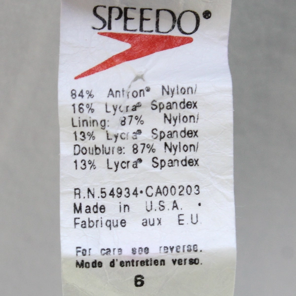 Speedo Blue Purple Pink One Piece Swim Suit Women's Size 6