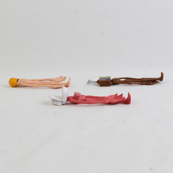 Lot Of 3 Unbranded Siren Head Toys Action Figure Horror Monster 4.5" Tall