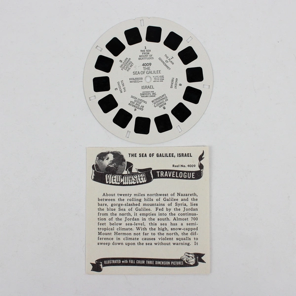 View-Master 1949 Sea Of Galilee Israel Reel 4009