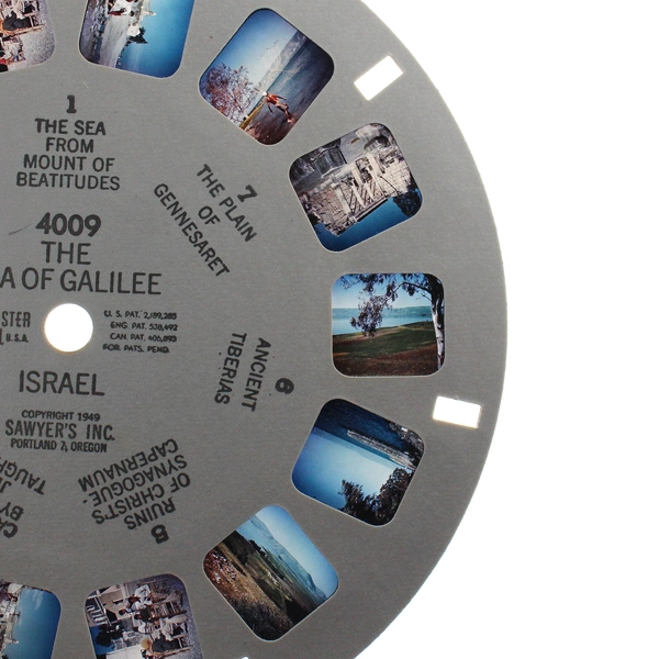View-Master 1949 Sea Of Galilee Israel Reel 4009