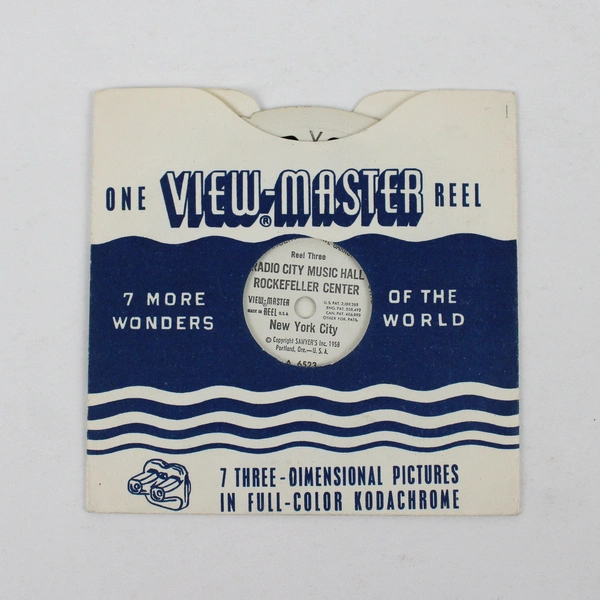 View Master Sawyer's Radio City Music Hall Rockefeller Center 1958 Reel 3 A6523