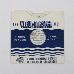 View Master Sawyer's Radio City Music Hall Rockefeller Center 1958 Reel 3 A6523