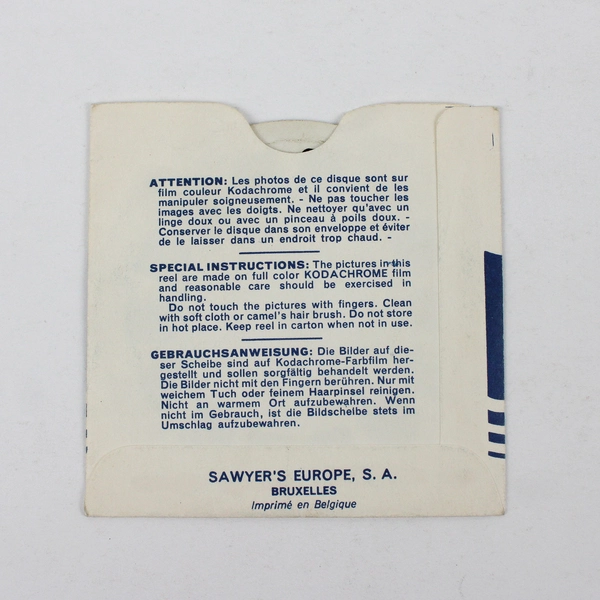 View Master Sawyer's Radio City Music Hall Rockefeller Center 1958 Reel 3 A6523