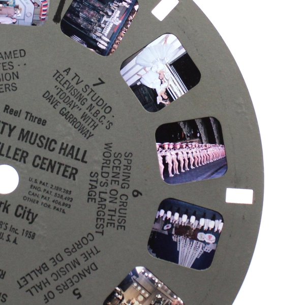 View Master Sawyer's Radio City Music Hall Rockefeller Center 1958 Reel 3 A6523