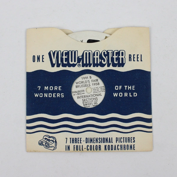 View Master Sawyer's Inc. Brussels World's Fair 1958 #1991B