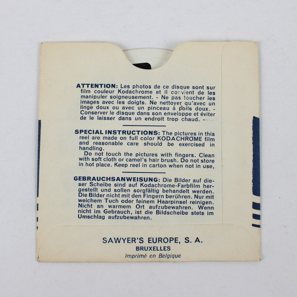 View Master Sawyer's Inc. Brussels World's Fair 1958 #1991B