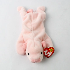 Ty Beanie Babies Squealer 1993 Pink Pig With Tag Plush Doll Toy #4005