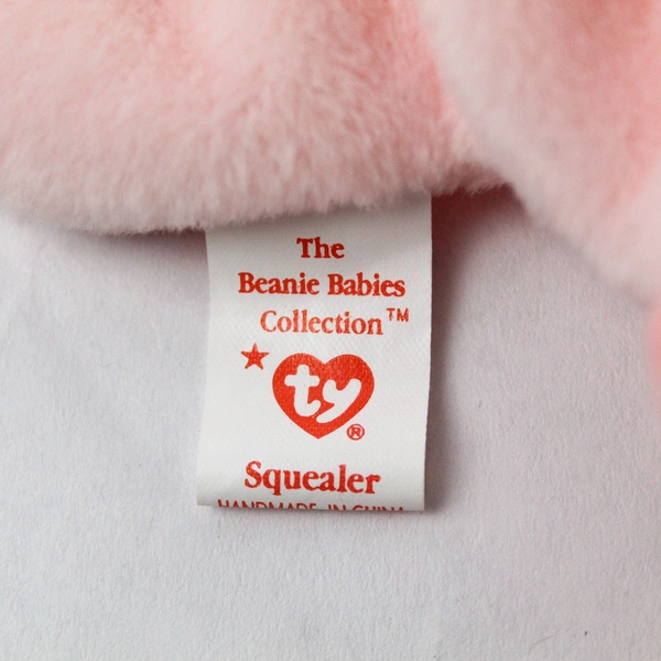 Ty Beanie Babies Squealer 1993 Pink Pig With Tag Plush Doll Toy #4005
