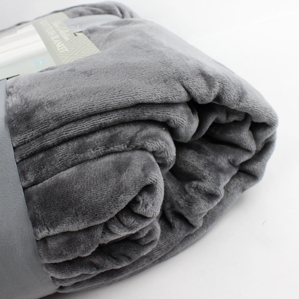 Home Fashion Designs Silana Collection Velvet Plush Blanket Full/Queen 90" x 90"