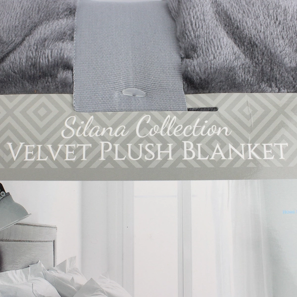 Home Fashion Designs Silana Collection Velvet Plush Blanket Full/Queen 90" x 90"