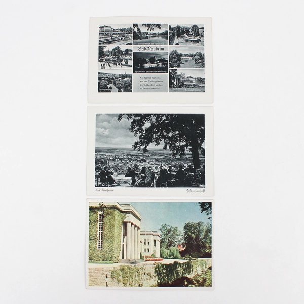Lot Of 3 Vintage Bad Nauheim Germany Postcards