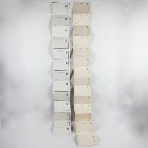 Lot Of 2 Egypt Postcard Portfolio Booklets Karnak Temple Tomb Of Nefertari 