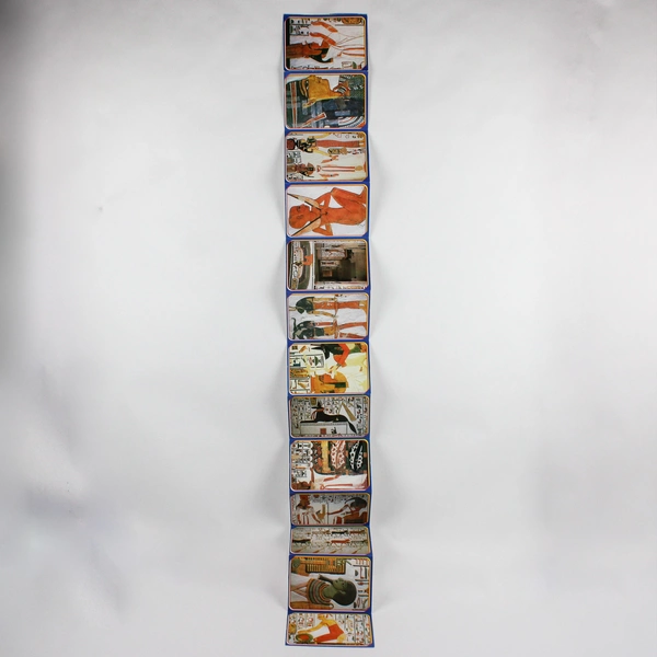 Lot Of 2 Egypt Postcard Portfolio Booklets Karnak Temple Tomb Of Nefertari 