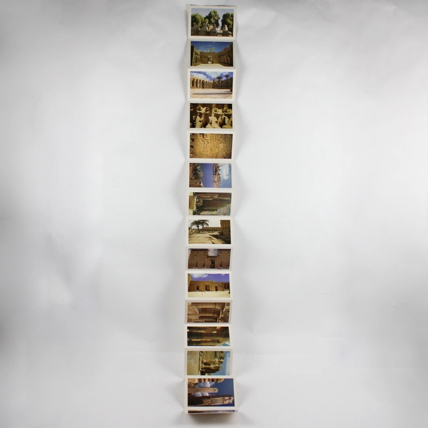 Lot Of 2 Egypt Postcard Portfolio Booklets Karnak Temple Tomb Of Nefertari 