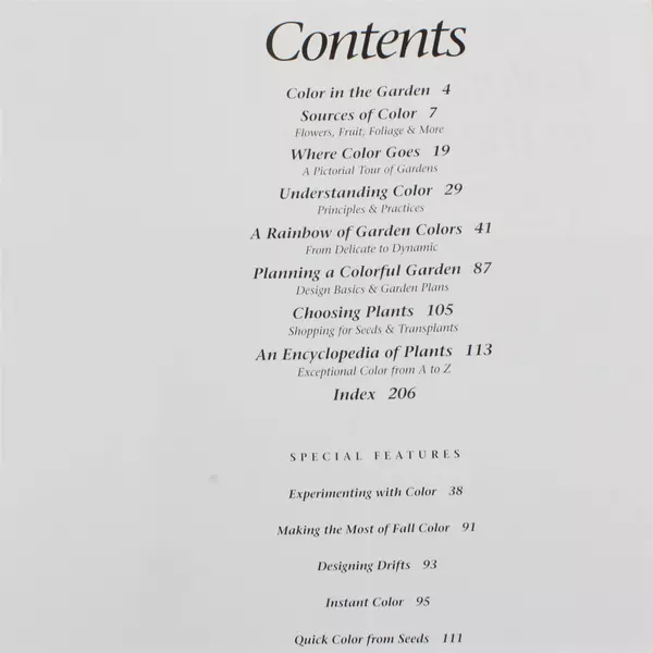 Sunset Books Gardening with Color 1995 Hardcover Guide Plants Flowers