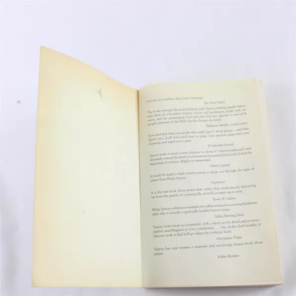 Prayer: Does It Make Any Difference? by Philip Yancey Paperback 