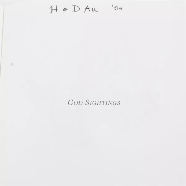 God Sightings Discovering God Paperback Book Spiritual Growth Faith Insights