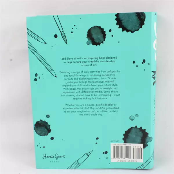 365 Days of Art Creative Exercise Book by Lorna Scobie