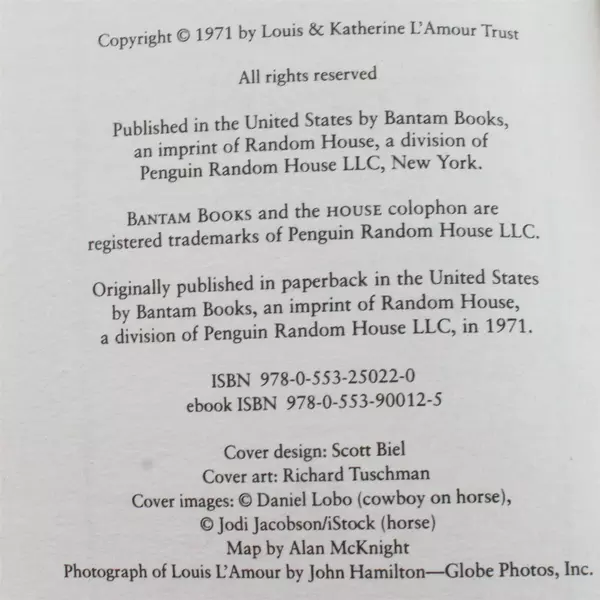 Tucker by Louis L'amour Trade Paperback 2016 Bantam Books