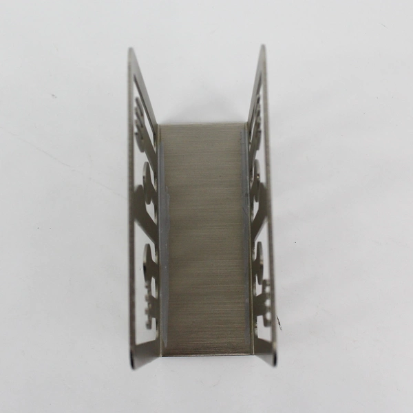 Umbra Stainless Metal Napkin Holder Silverware Pattern Eugenie DeLoynes