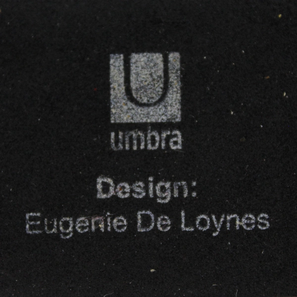 Umbra Stainless Metal Napkin Holder Silverware Pattern Eugenie DeLoynes