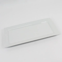 Cordon Bleu BIA White Serving Rectangle Tray 14.25" Dishwasher Safe