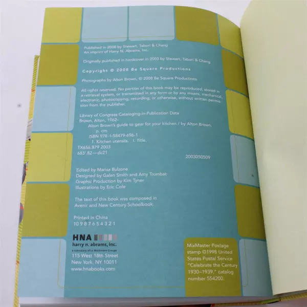 Alton Brown's Gear for Your Kitchen Paperback Cookbook