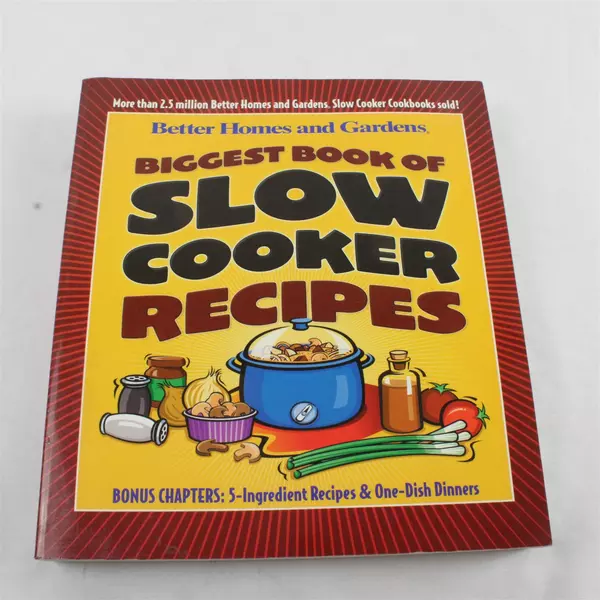 Biggest Book of Slow Cooker Recipes Better Homes & Gardens Paperback Cookbook