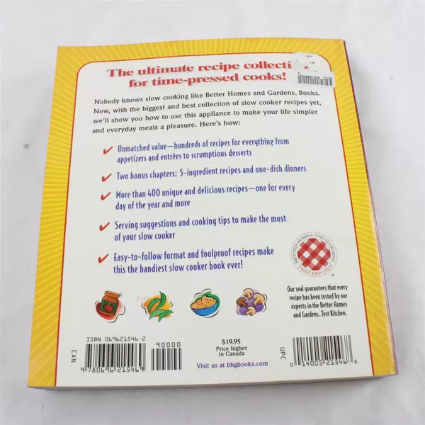 Biggest Book of Slow Cooker Recipes Better Homes & Gardens Paperback Cookbook