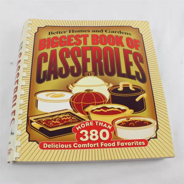 Biggest Book of Casseroles Better Homes & Gardens Plastic Comb Cookbook Good
