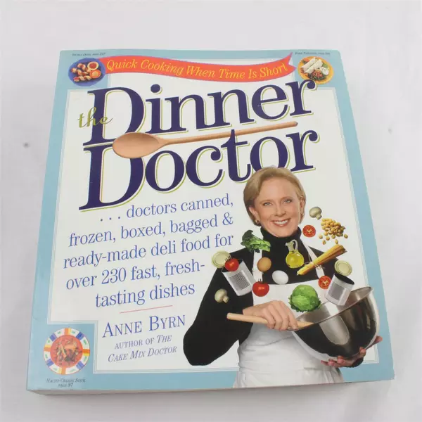 The Dinner Doctor by Anne Byrn Paperback Cookbook Meal Planning Guide 