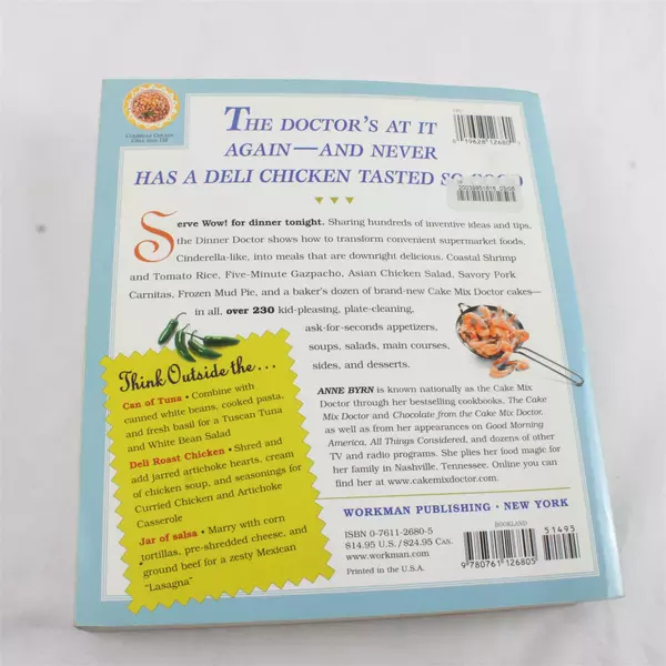 The Dinner Doctor by Anne Byrn Paperback Cookbook Meal Planning Guide 