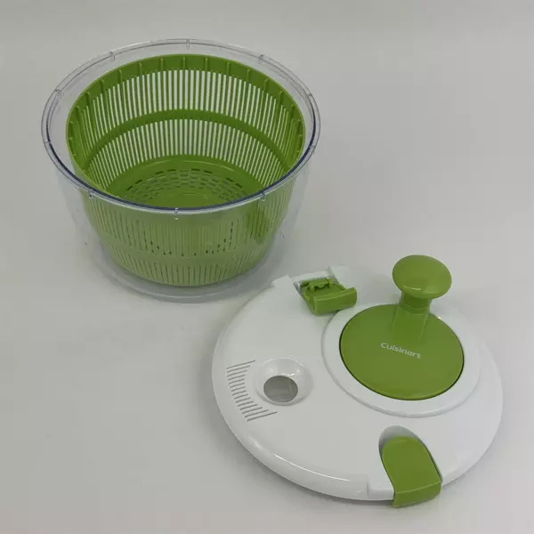 Cuisinart 3 Quart Salad Spinner Herb Vegetable Dryer Bowl Green