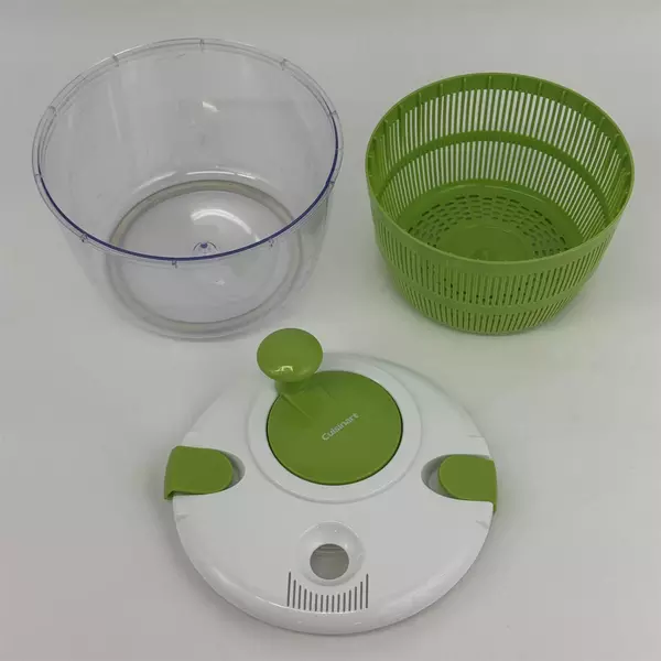 Cuisinart 3 Quart Salad Spinner Herb Vegetable Dryer Bowl Green